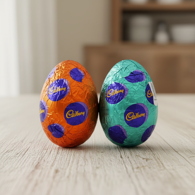 2 Cadbury Chocolate Easter Eggs 17g