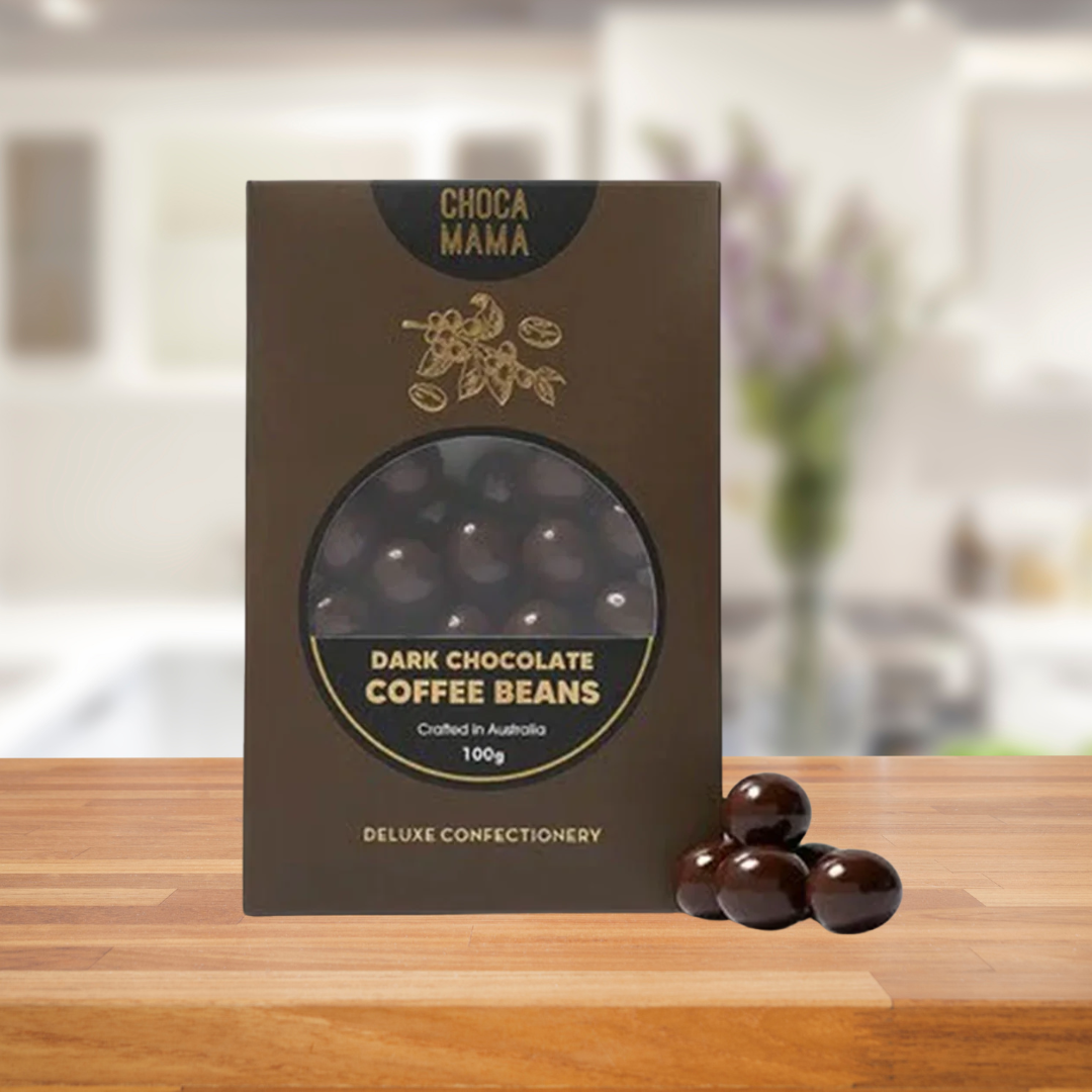 Chocamama Dark Coffee Beans Chocolate 100g