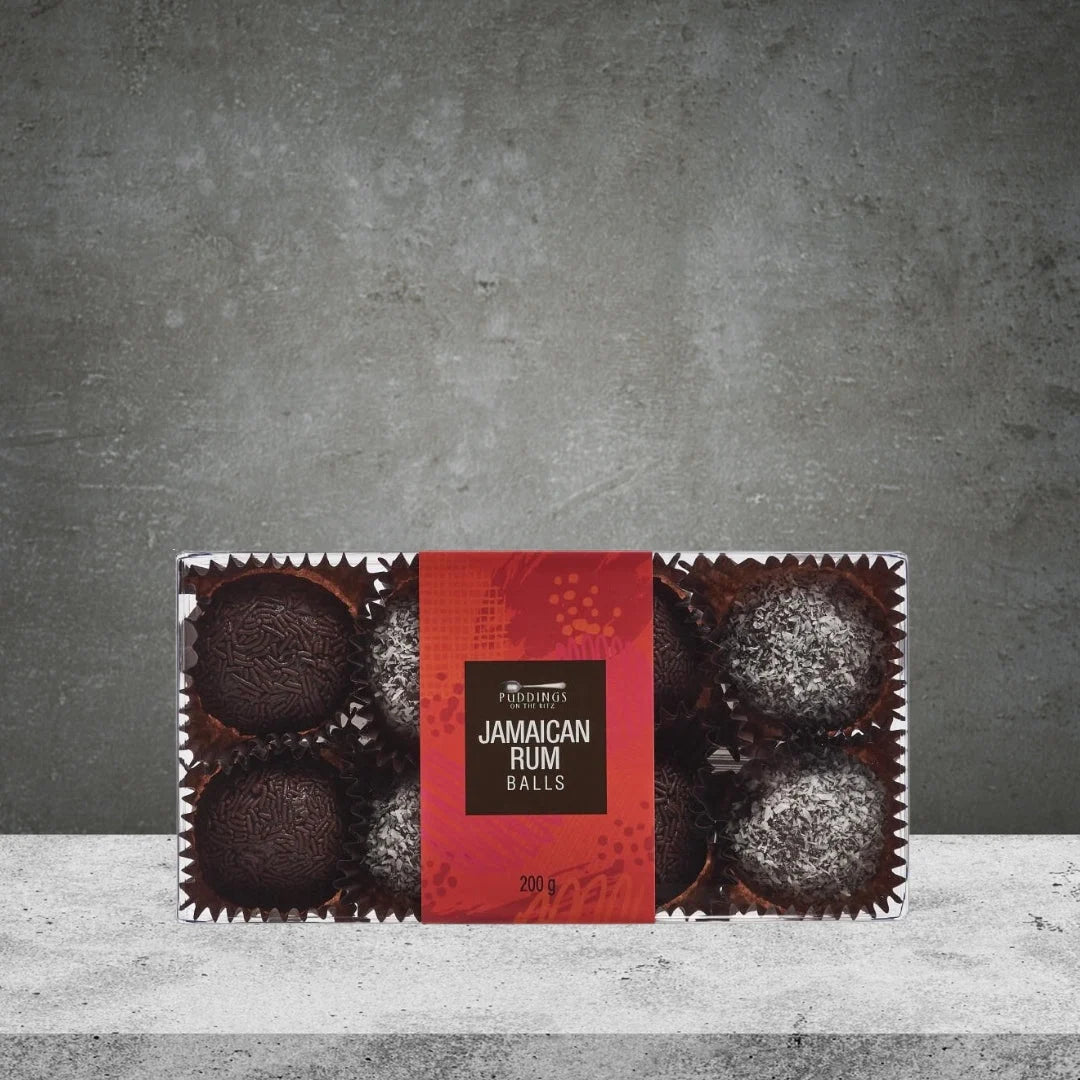 GOURMET MERCHANT JAMAICAN RUM BALLS 200G