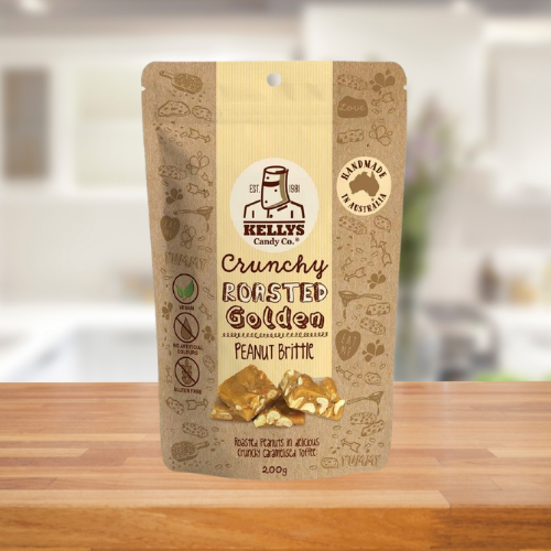 KELLY'S CANDY CO PEANUT BRITTLE 85G
