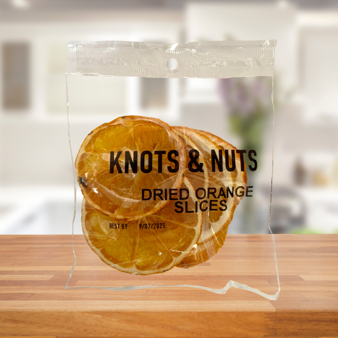 KNOTS &NUTS DRIED ORANGE SLICES 32G