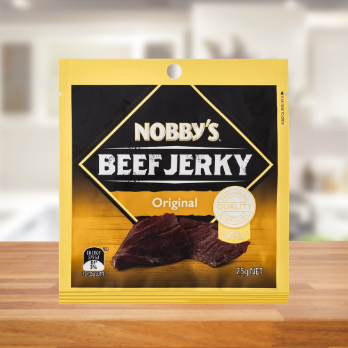 NOBBY'S BEEF JERKY 25G