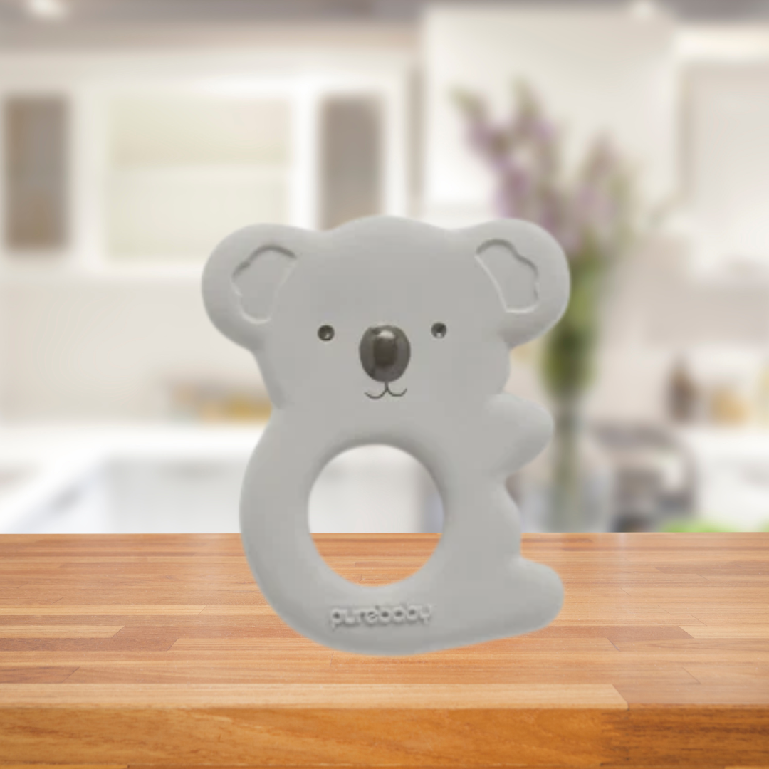 Pure Baby Koala Teether Grey