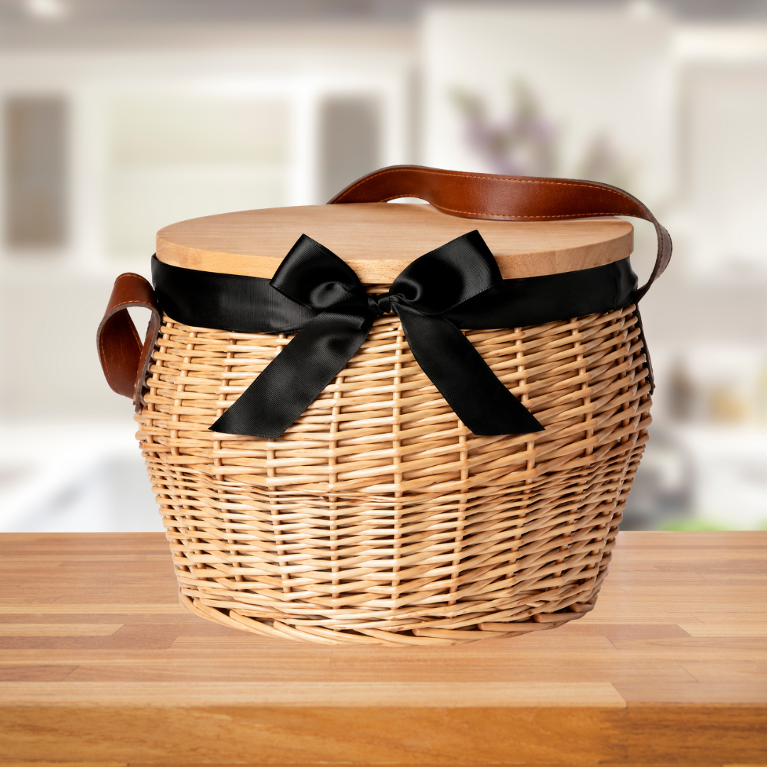 Round Picnic Basket