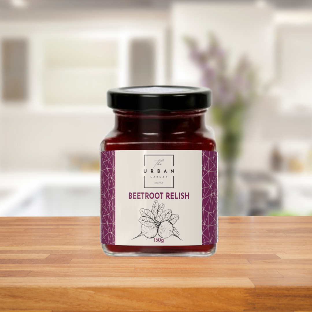 THE URBAN LARDER BETRROT RELISH 100G