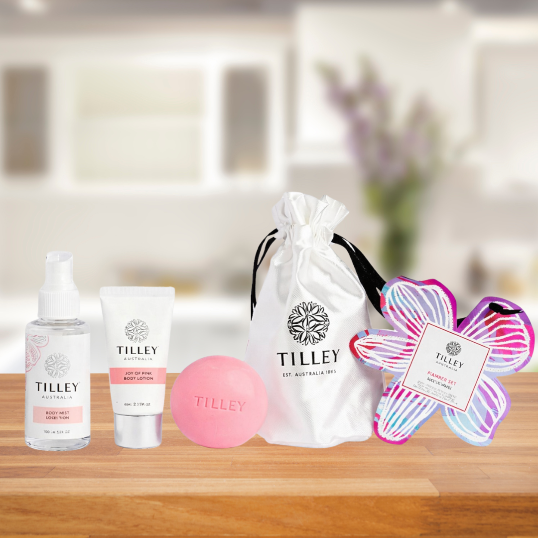 Tilley Limited Edition TCW Body Pamper Set + Satin Bag