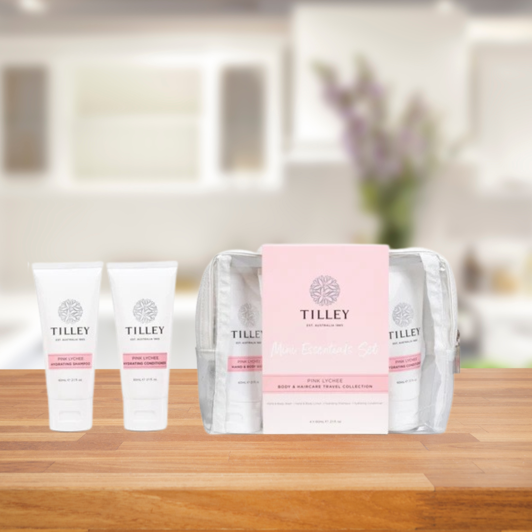 Tilley Pink Lychee Mini Essentials Set