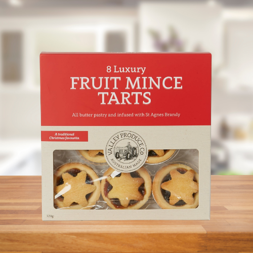 VALLEY PRODUCE CO FRUIT MINCE TARTS 320G