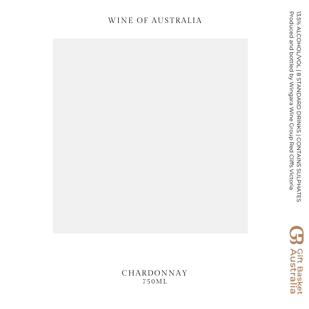 Hallow Chardonnay Wine with Label