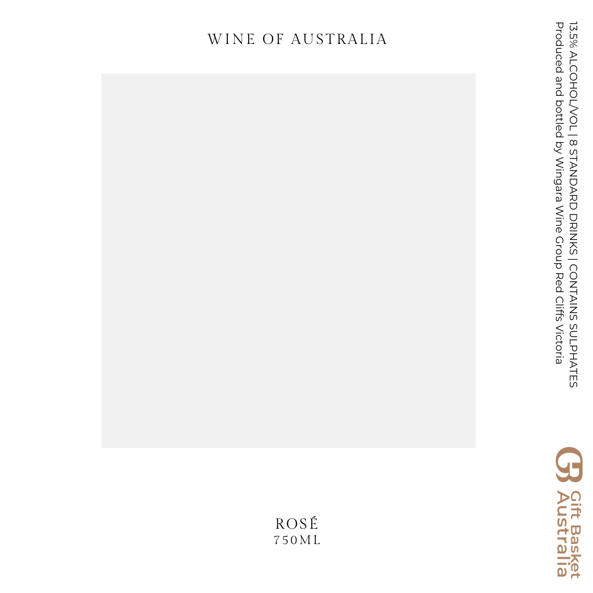 Hollow Rose Wine with Label
