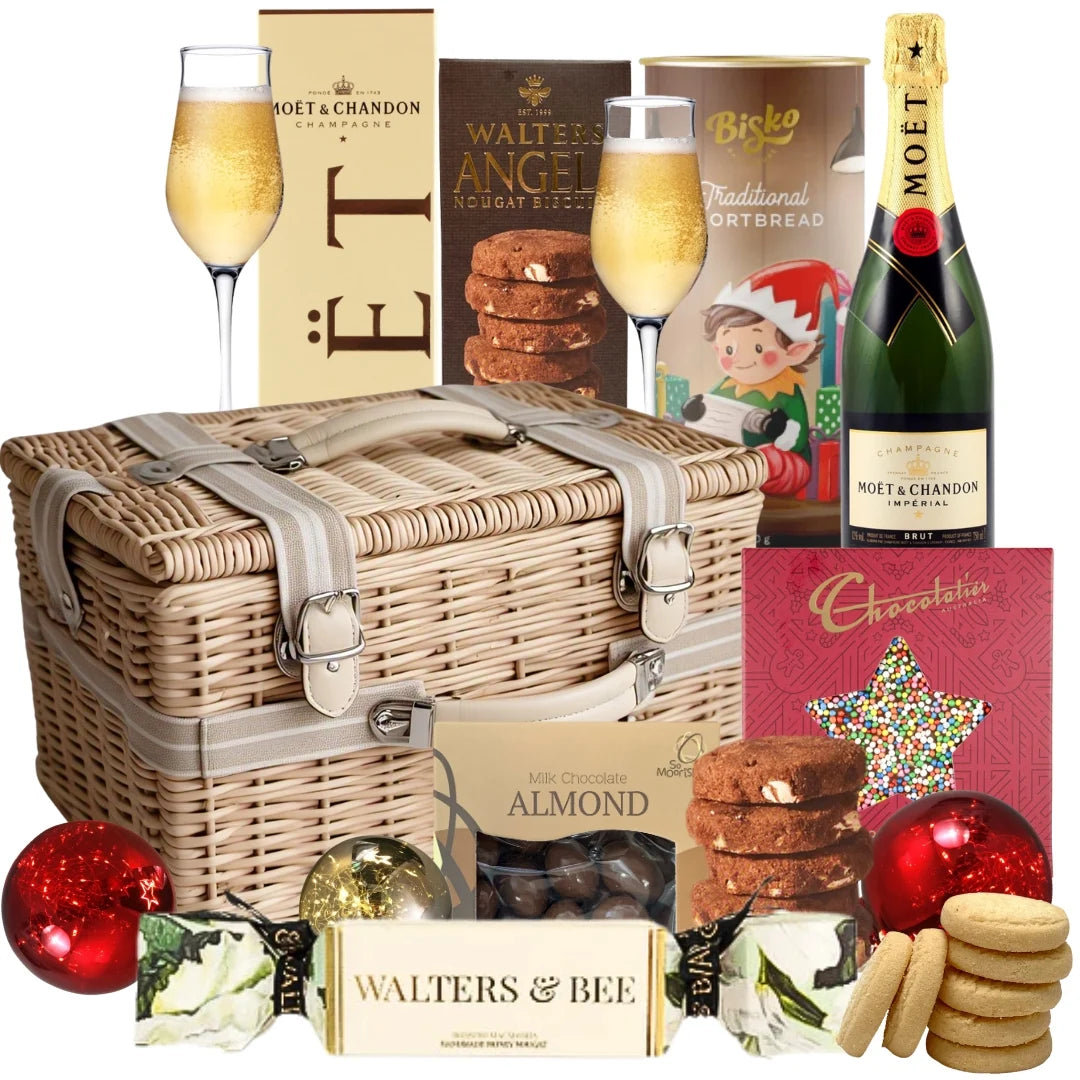 Moët & Luxe Christmas Treat Basket