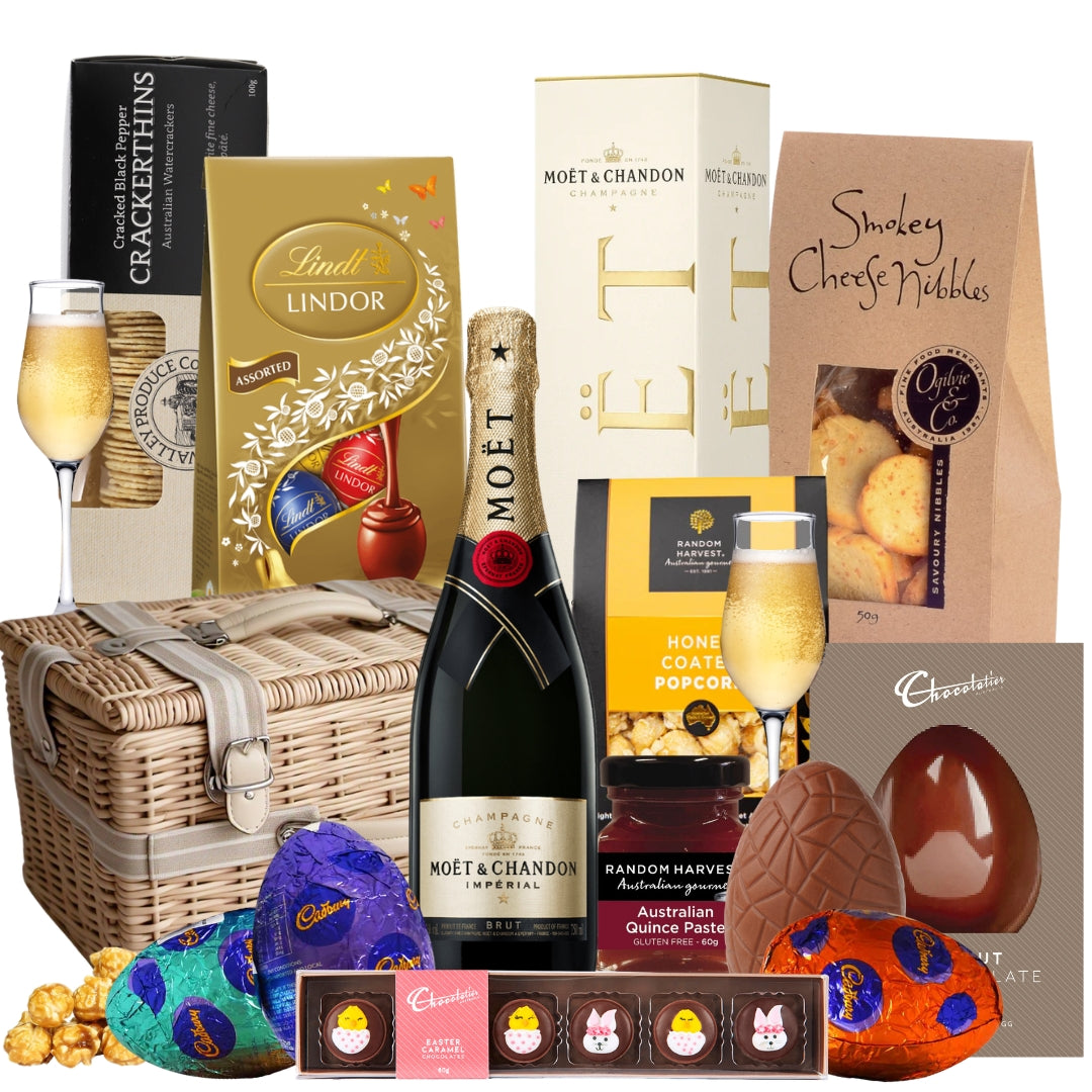 Moët Champagne Easter Luxury Gift Basket
