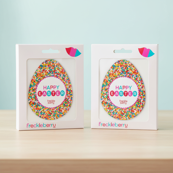 2 Freckleberry Easter Gift Chocolate Freckle Egg 40g