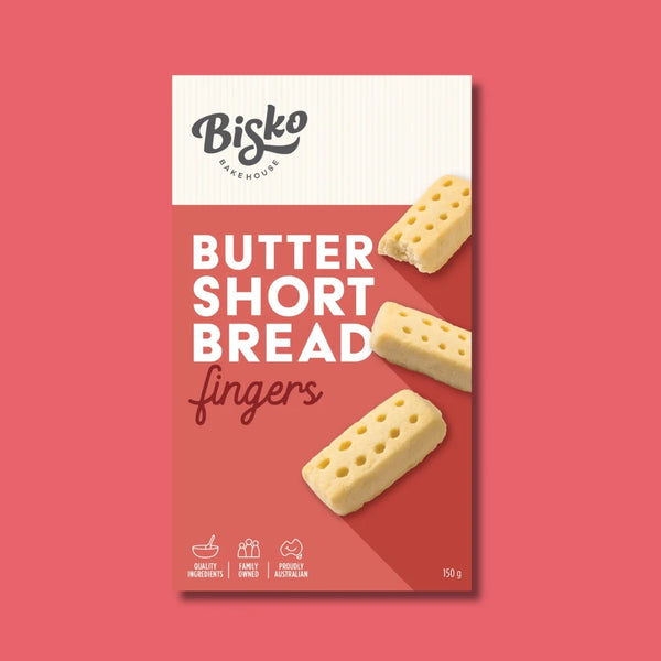 BISKO BUTTER SHORTBREAD FINGERS 150G