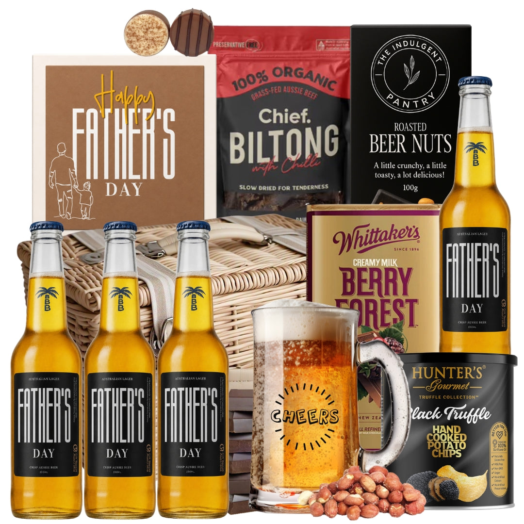 Beer Gift Basket for Dad
