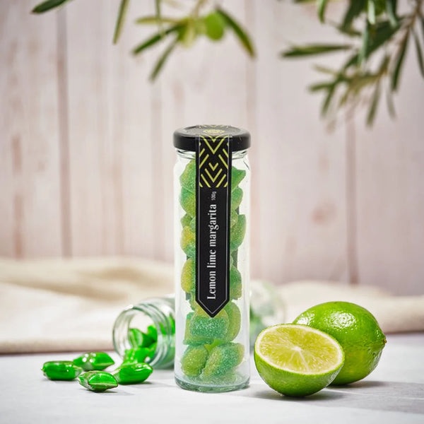 CHOCAMAMA LEMON LIME MAGRITA FLAVORED ROCK CANDY 100G