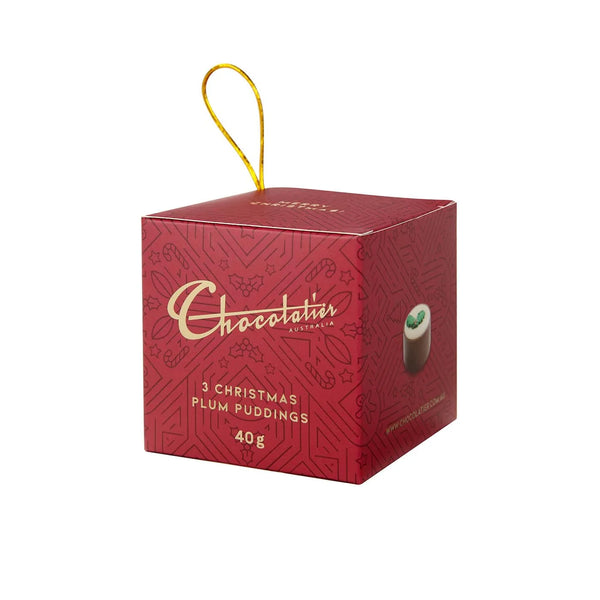 CHOCOLATIER RED GIFT CUBE 40G XMAS