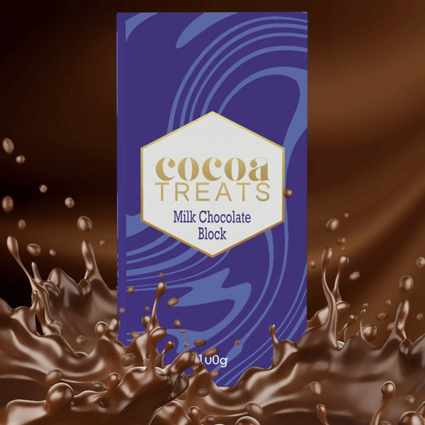 COCOA TREATS BELGIAN MILK CHOCOLATE 100G