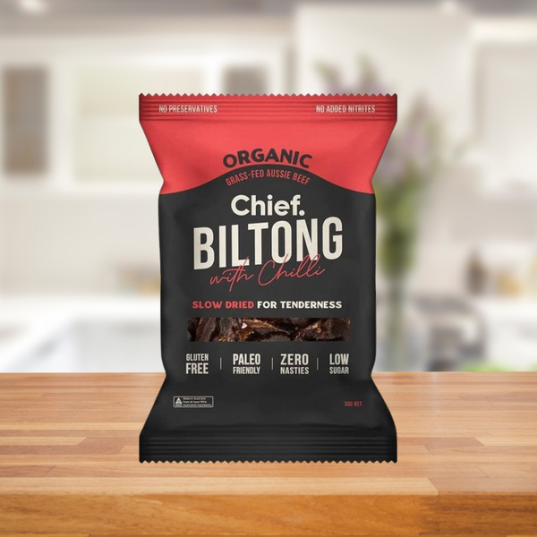 Chief Nutrition Smokey BBQ Biltong 30g
