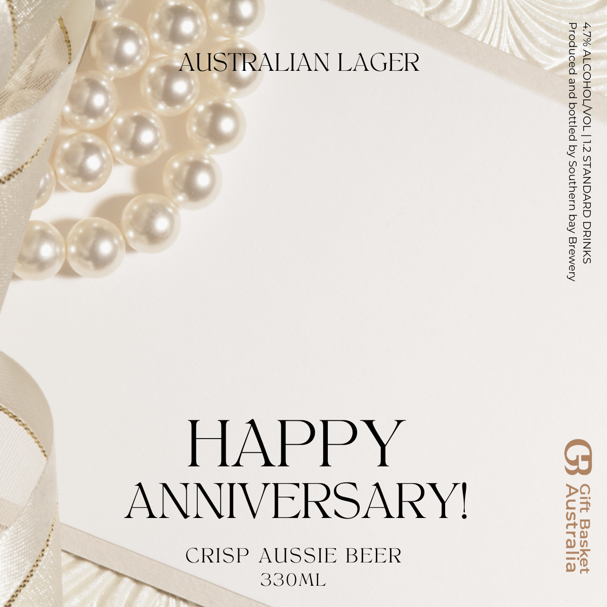 Anniversary Beer with Label