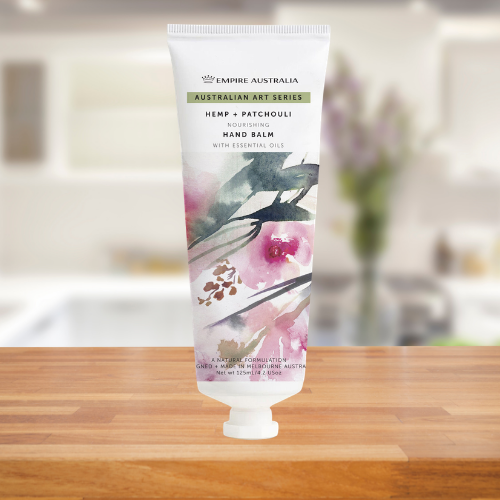 EMPIRE AUSTRALIA ART SERIES HEMP & PATCHOULI SHEA BUTTER HAND BALM 125ML