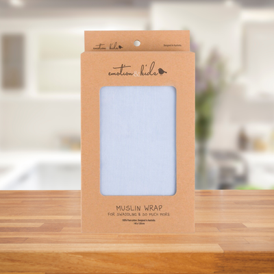 Emotion Kids Blue Muslin Wrap