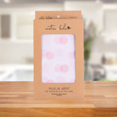 Emotion & Kids Pink Muslin Wrap
