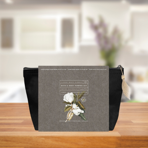 Empire Australia Classic White Floral Bath And Body Pamper Set