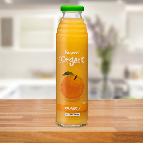 FARMERS ORGANIC ORANGE JUICE 375ML