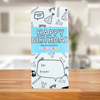 Freckleberry Happy Birthday Chocolate Block 100g
