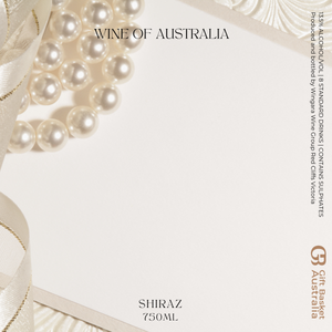 Anniversary Shiraz Wine with Label
