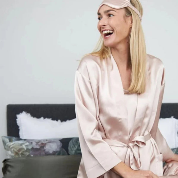 HONEY HOMEWARE SATIN BATHROBE