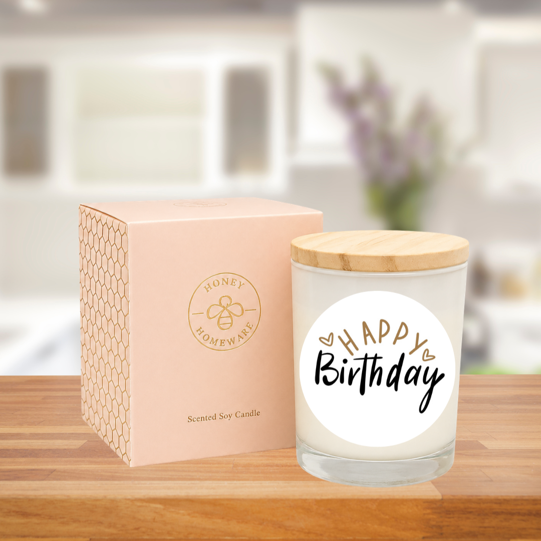 Happy Birthday Soy Candle