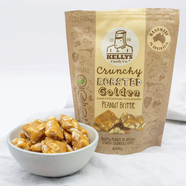 KELLY'S CANDY CO PEANUT BRITTLE 200G