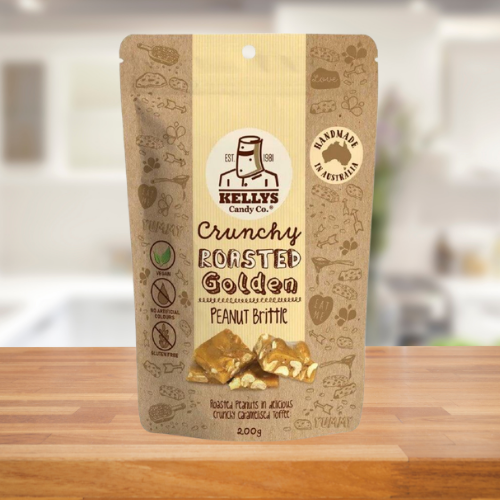KELLY'S CANDY CO PEANUT BRITTLE 200G