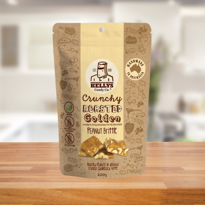 KELLY'S CANDY CO PEANUT BRITTLE 85G