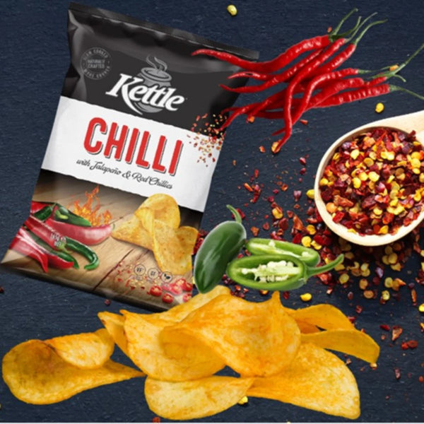 KETTLE CHIPS CHILLI POTATO CHIPS 45G