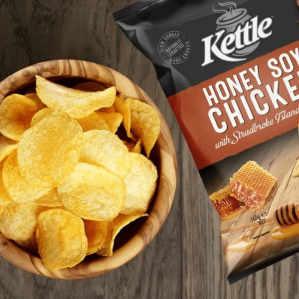 KETTLE HONEY SOY CHICKEN CHIPS 90G