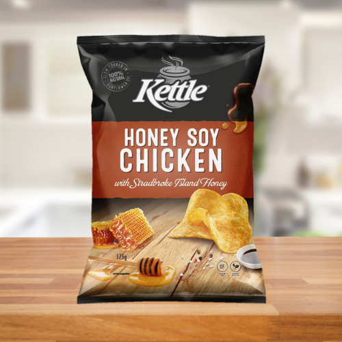 KETTLE HONEY SOY CHICKEN CHIPS 90G