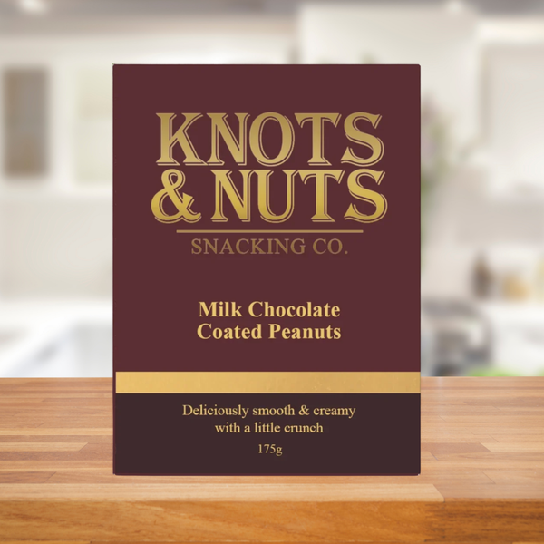 KNOTS & NUTS MILK CHOCOLATE PEANUTS 150G