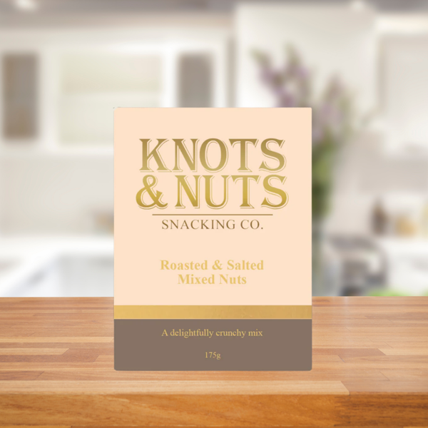 KNOTS & NUTS ROASTED & SALTED MIXED NUTS 150G