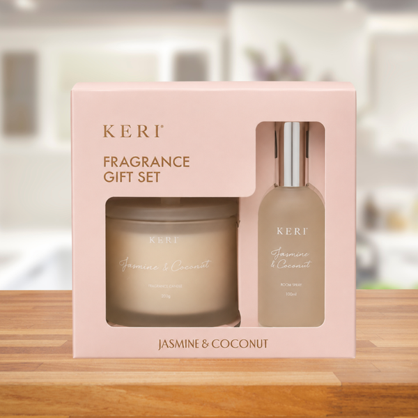 Keri Premium Fragrance Gift Set 2 Sunhouse Jasmine & Coconut