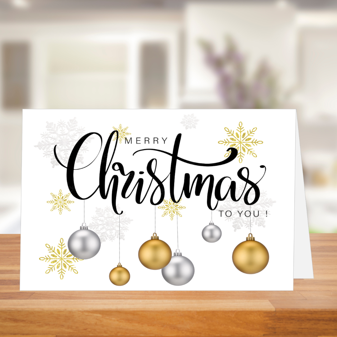 Merry Christmas Greeting Card