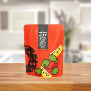 Mount Zero Olives Lemon & Chilli 80g