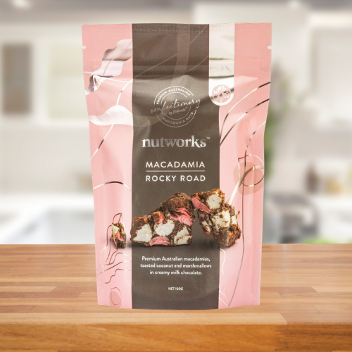 NUTWORKS MACADAMIA ROCKY ROAD 100G