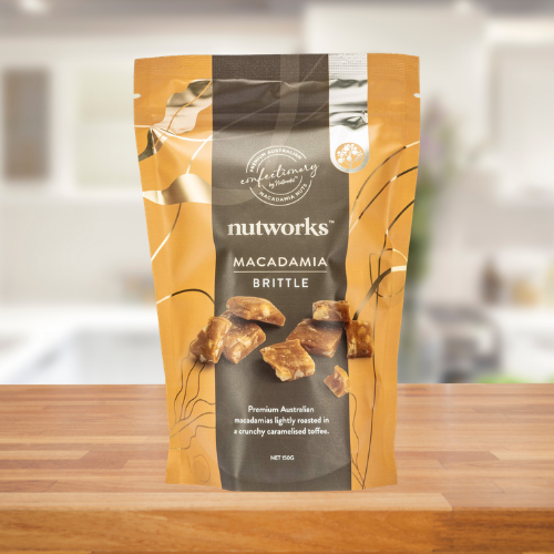 NUTWORKS MACADAMIA BRITTLE 150G