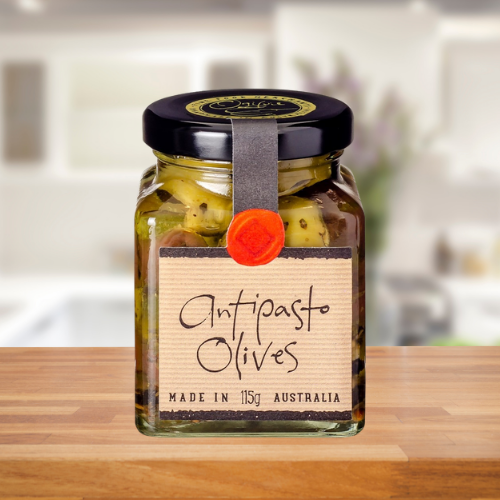 OGILVIE & CO ANTIPASTO MIXED OLIVES 115G