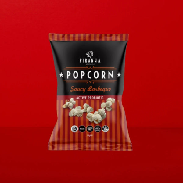 PIRANHA SAUCY BBQ POPCORN 25G