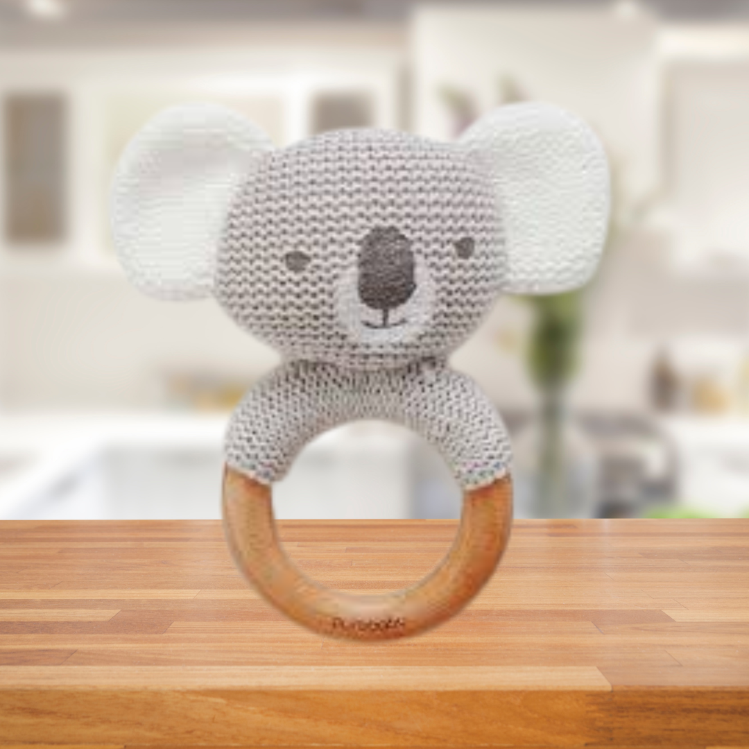 Pure Baby Koala Rattle Teether