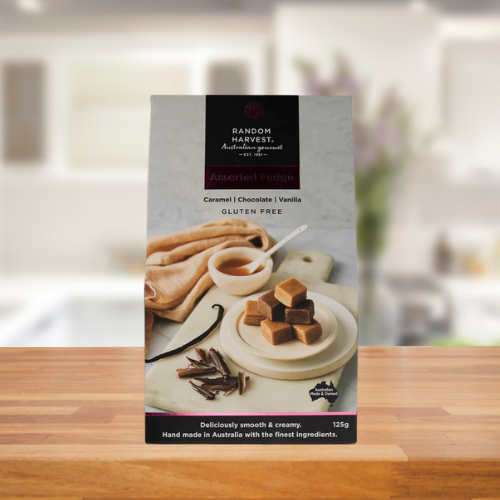 RANDOM HARVEST ASSORTED FUDGE 125G
